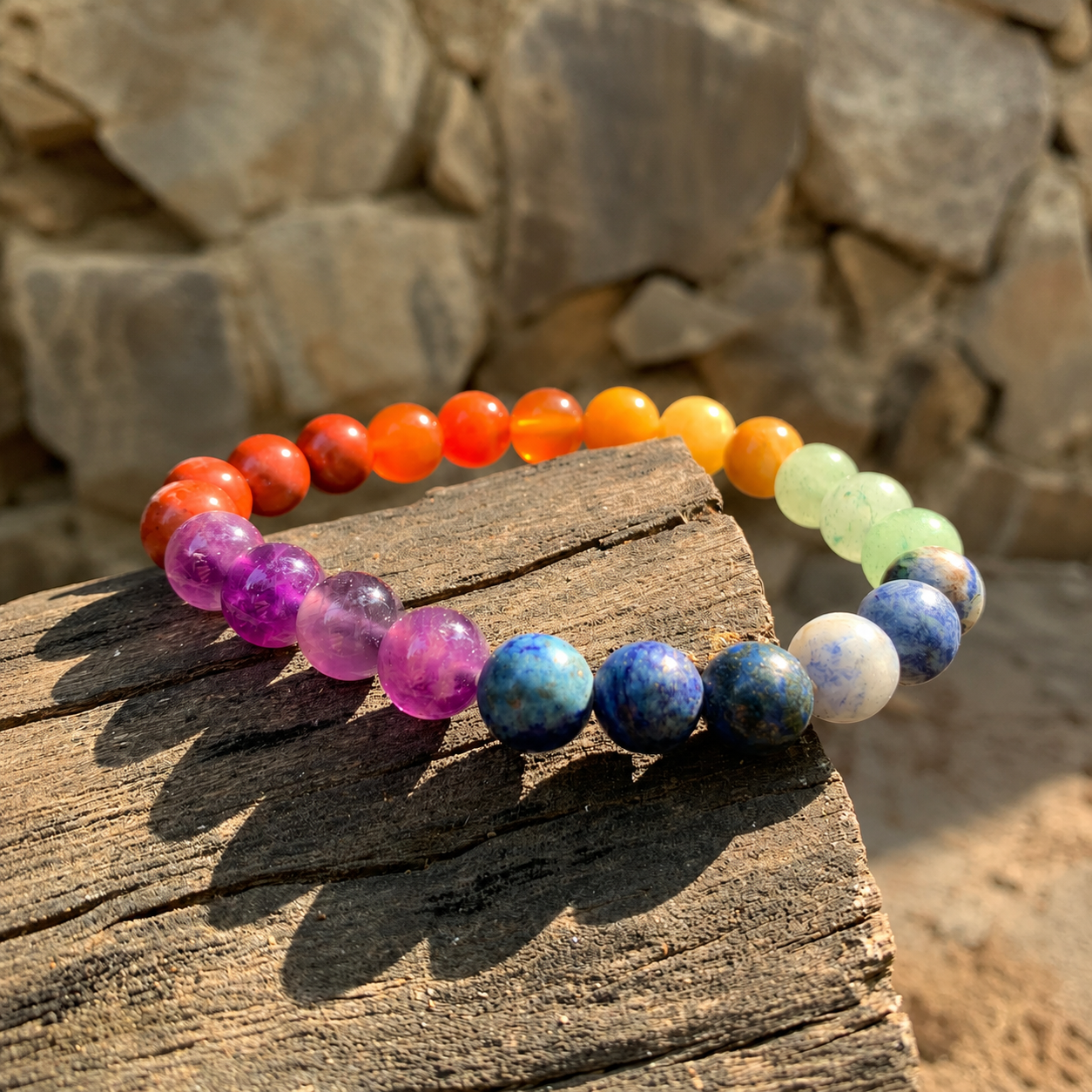 Money Magnet Bracelet + 7 Chakra Bracelet Combo | Lab Certified Natural Crystal Bracelets