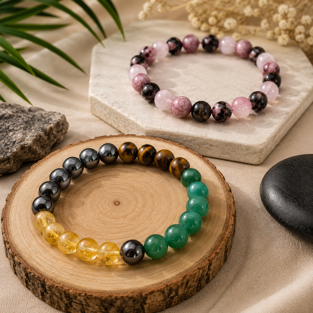 Wealth & Love Combo Bracelet | Money Magnet + Relationship Bracelet
