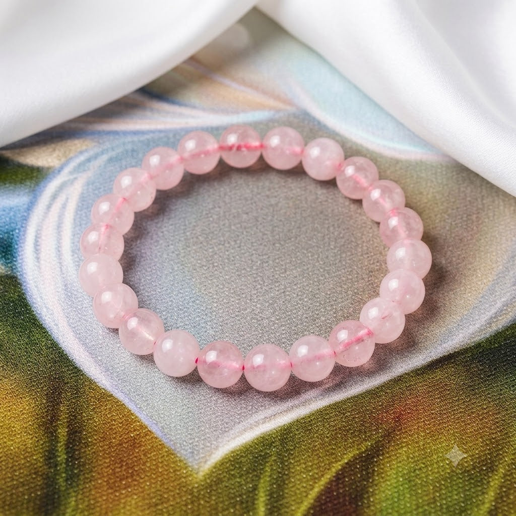 Money Magnet & Rose Quartz Bracelet Combo – Wealth, Love & Positive Energy