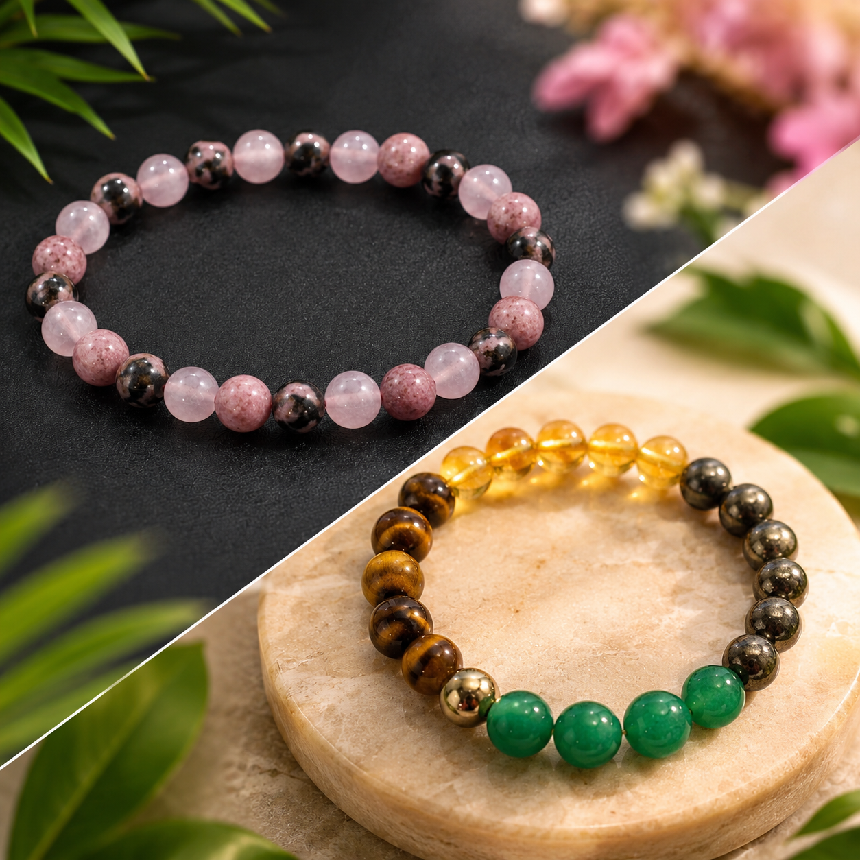 Wealth & Love Combo Bracelet | Money Magnet + Relationship Bracelet
